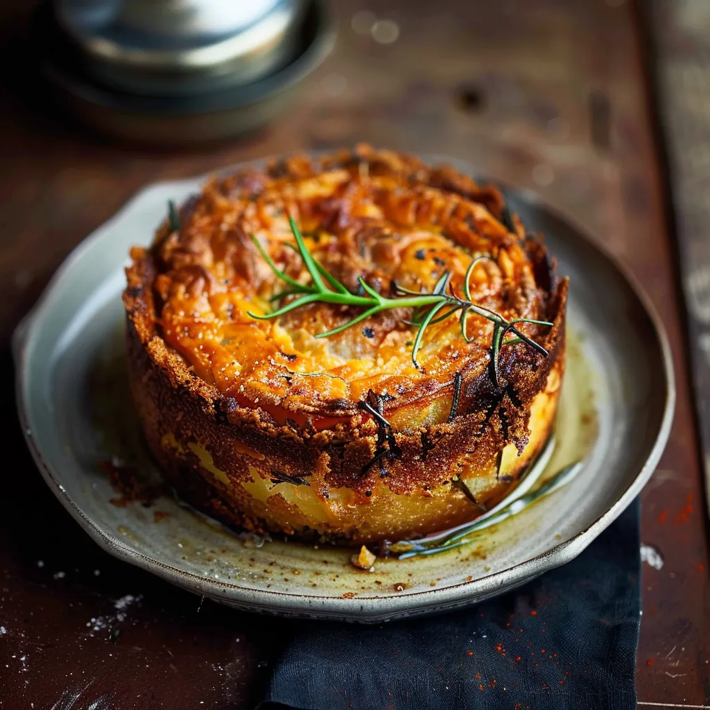 Tarte à la pomme de terre façon quiche