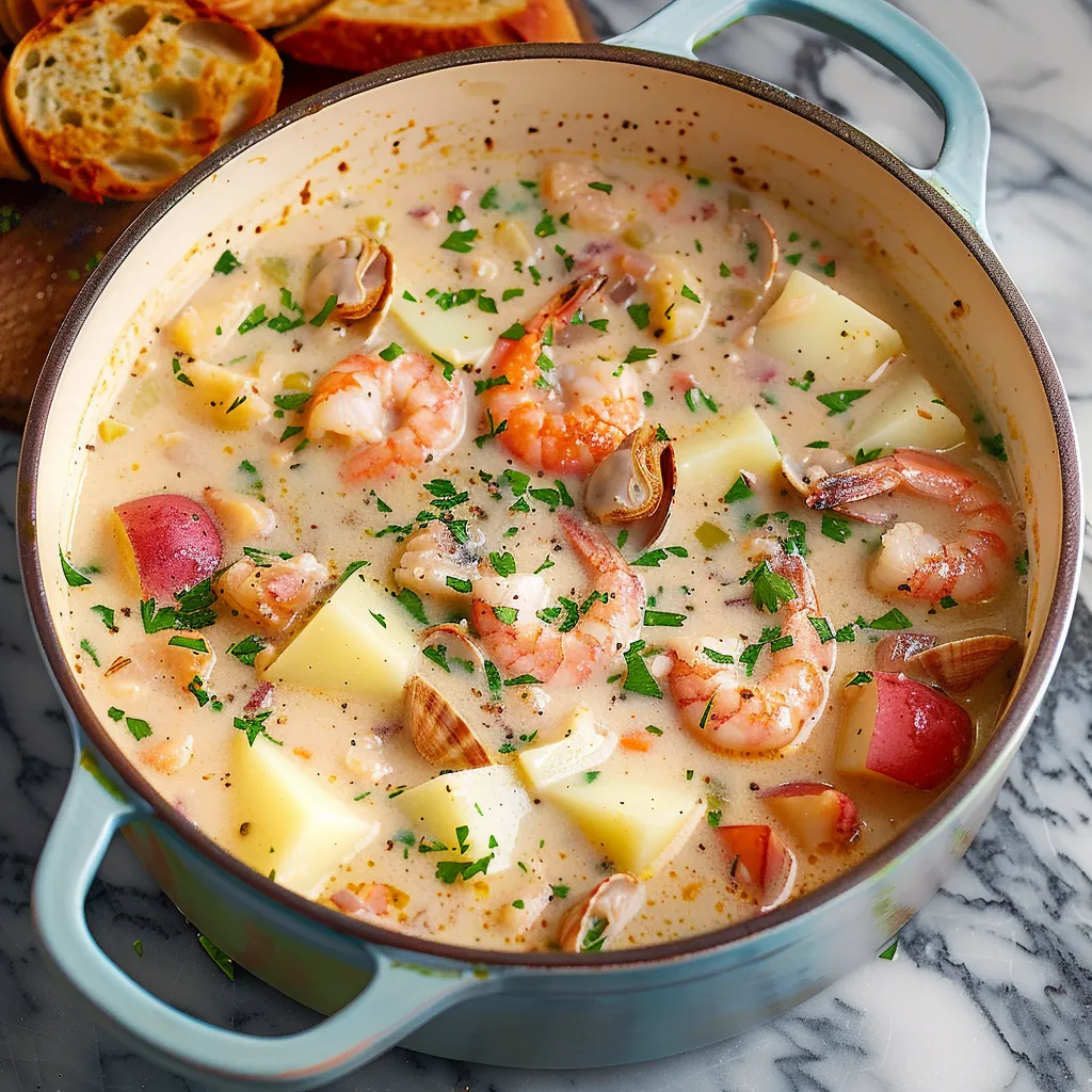 Chaudrée de Fruits de Mer recette facile