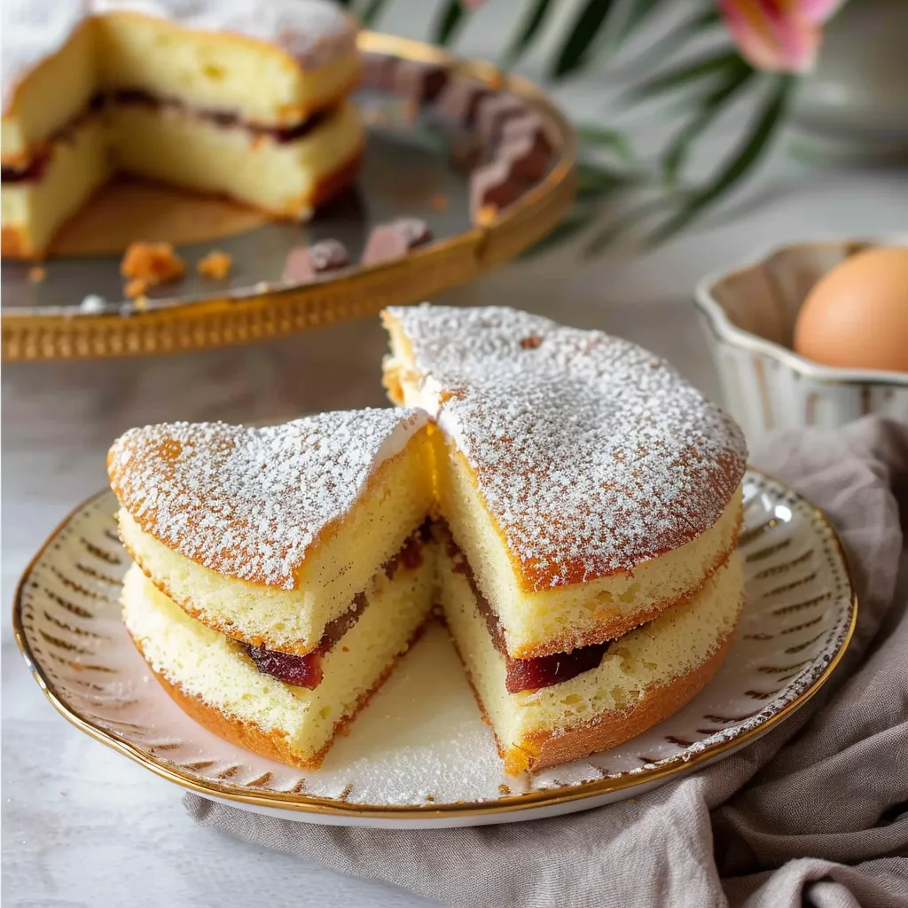 Gâteau moelleux aux blancs d’oeufs & pâte à tartiner