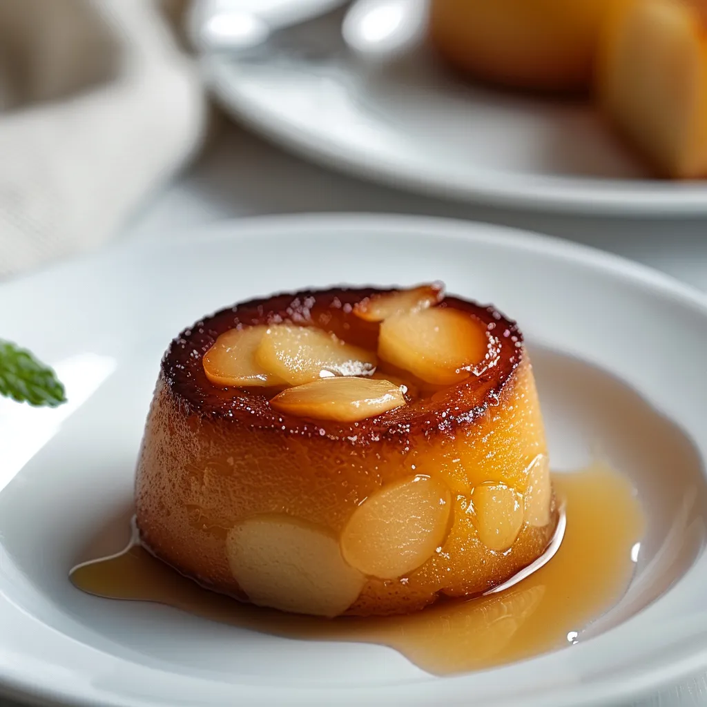 Moelleux aux amandes et compote de pommes