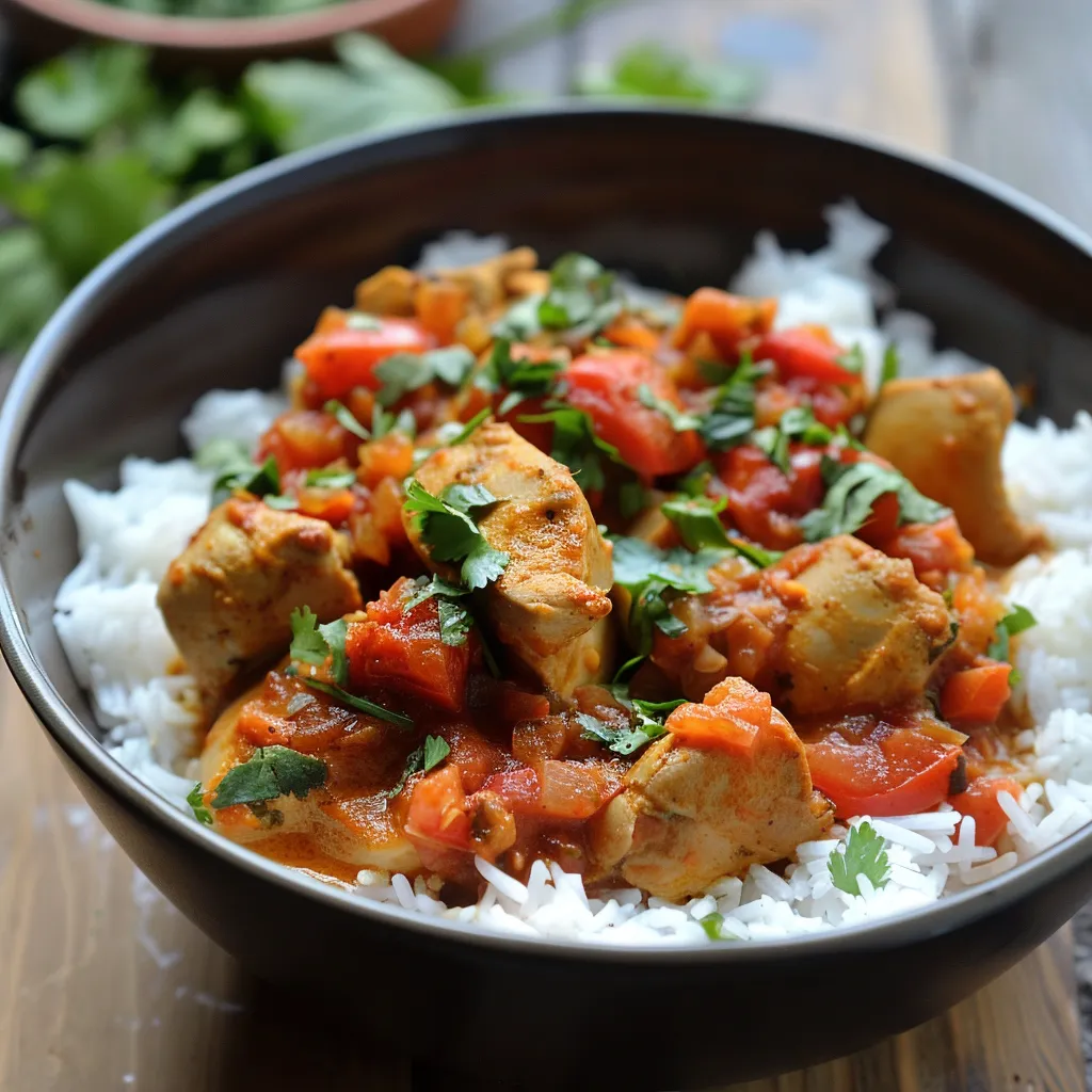 Délice Créole de Poulet au Lait de Coco