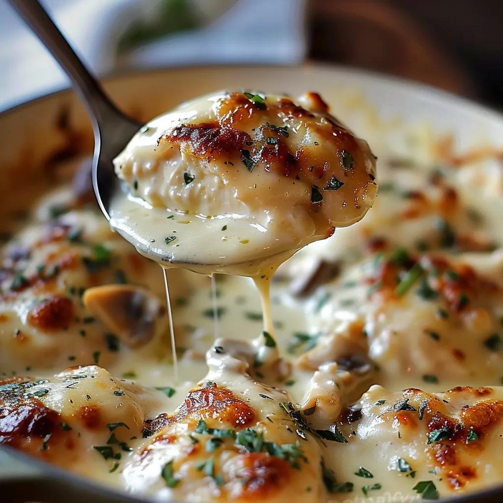 Poulet Crémeux à l'Asiago