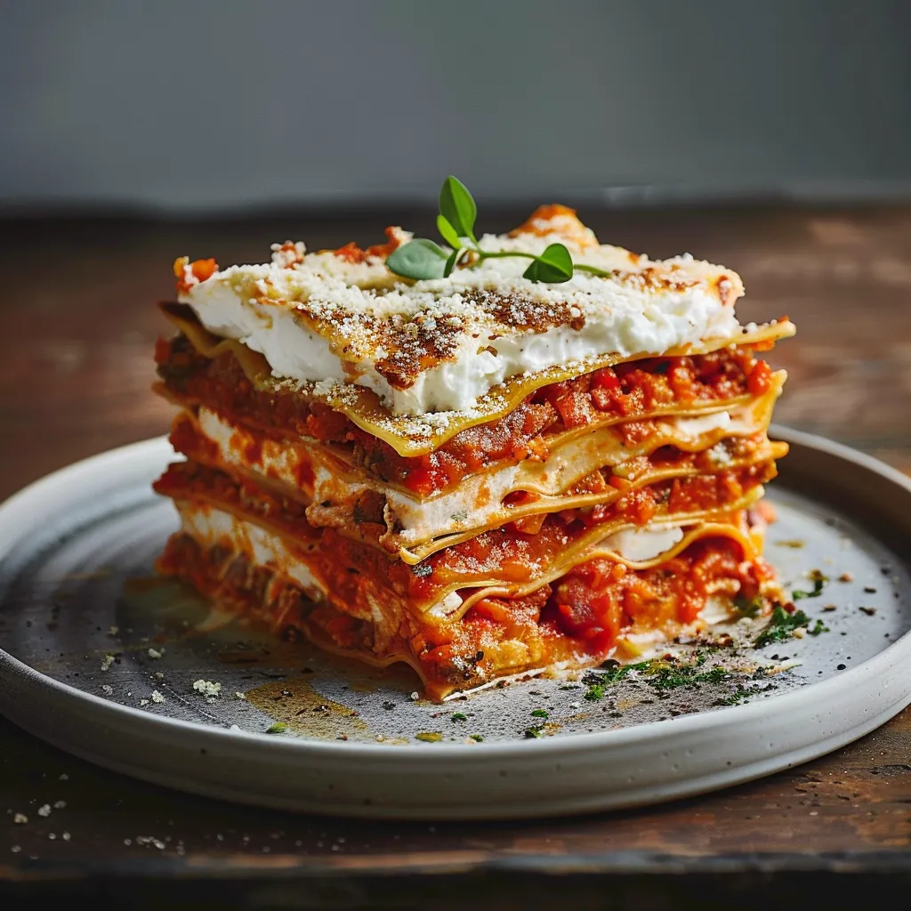 Lasagnes aux Patates Douces et Lentilles