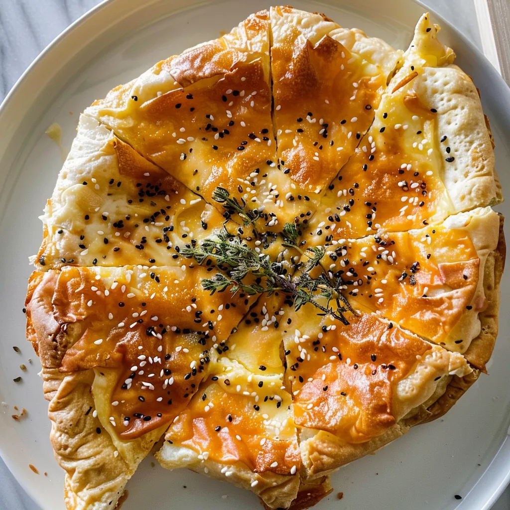 Galette légère au fromage blanc