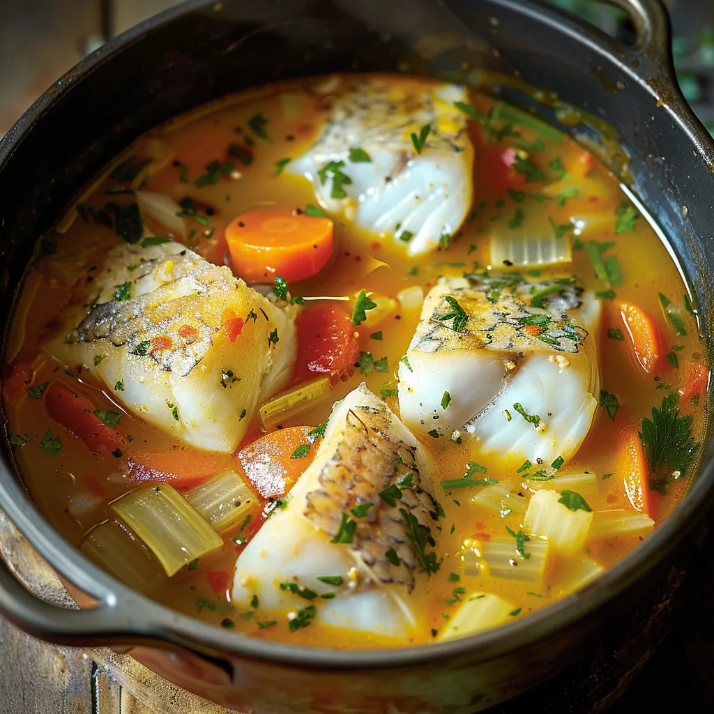 Bourride Provençale traditionnelle | Soupe de poisson à l'aïol