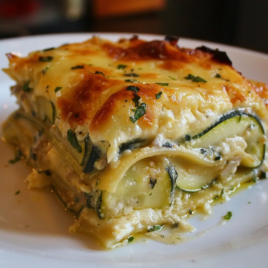 Lasagnes aux courgettes, notes italiennes :