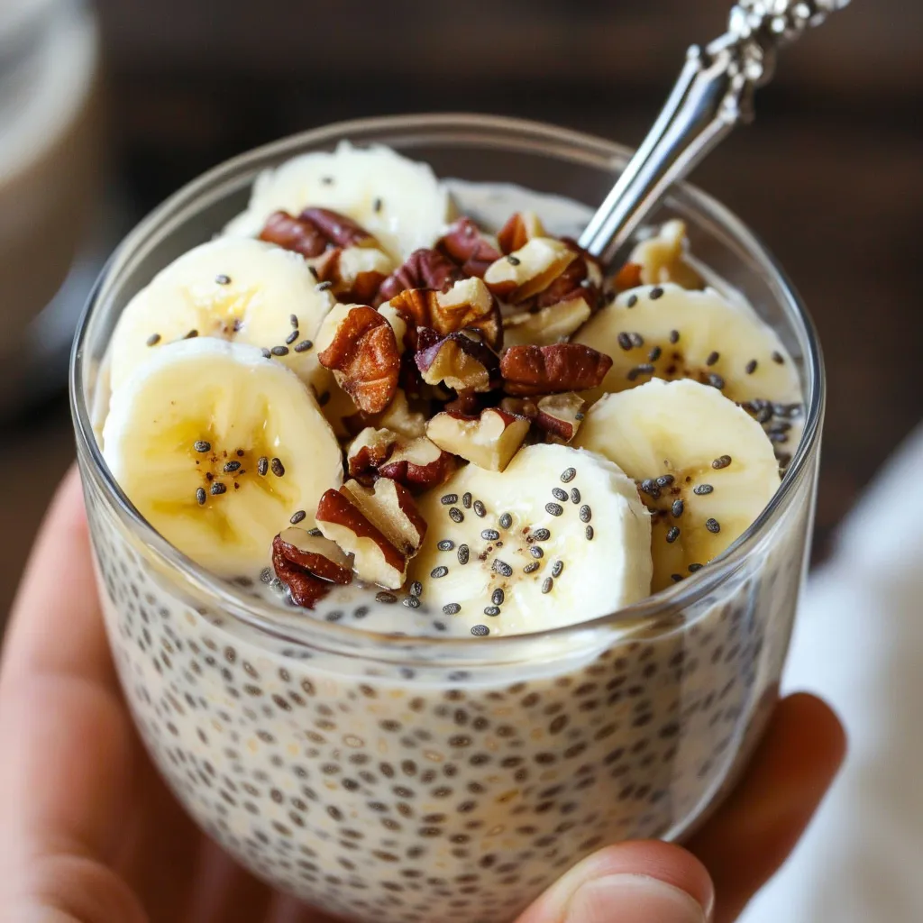 Pudding de Chia à la Banane - Petit-déjeuner sain et rapide