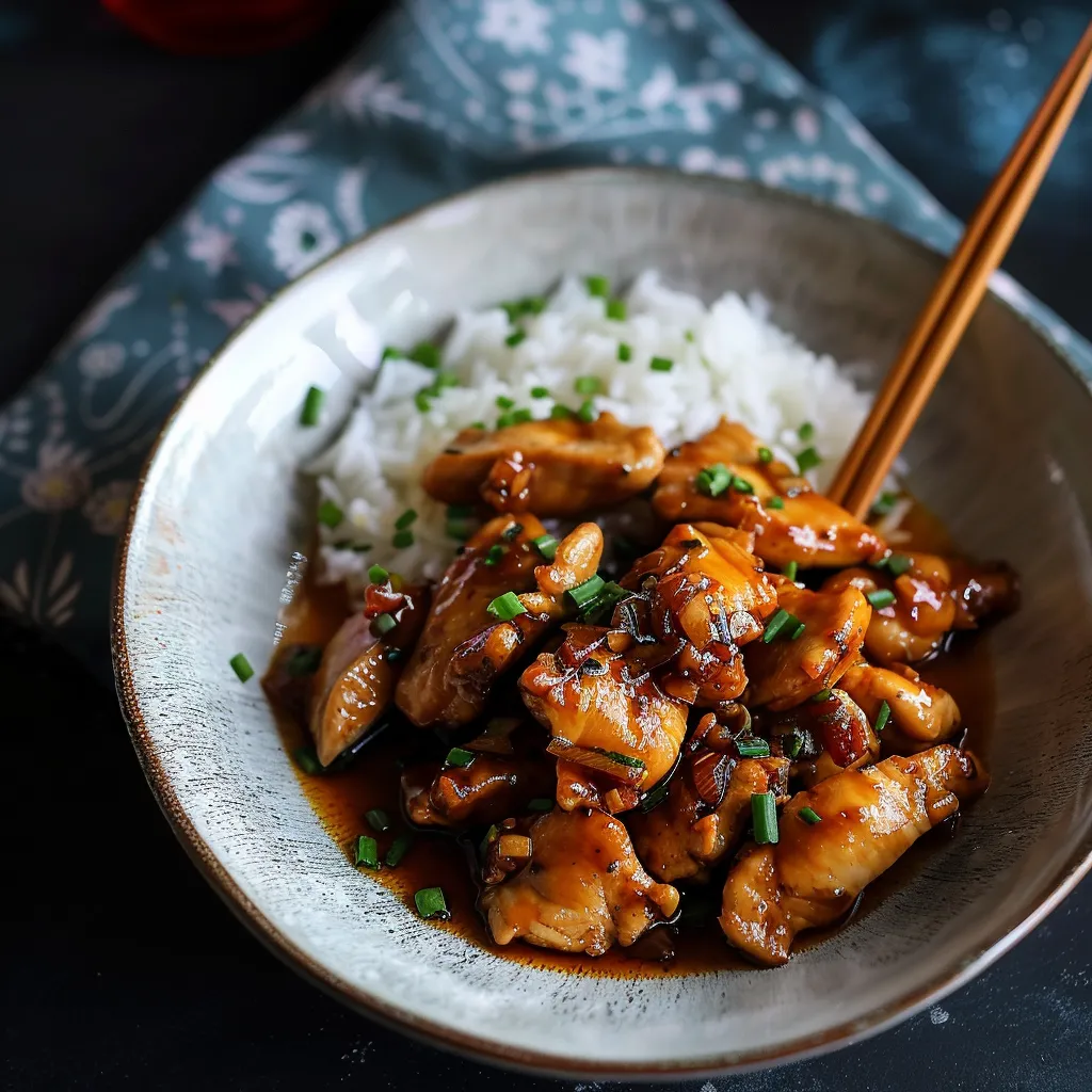 Poulet au Gingembre Frais - Recette Savoureuse et Épicée