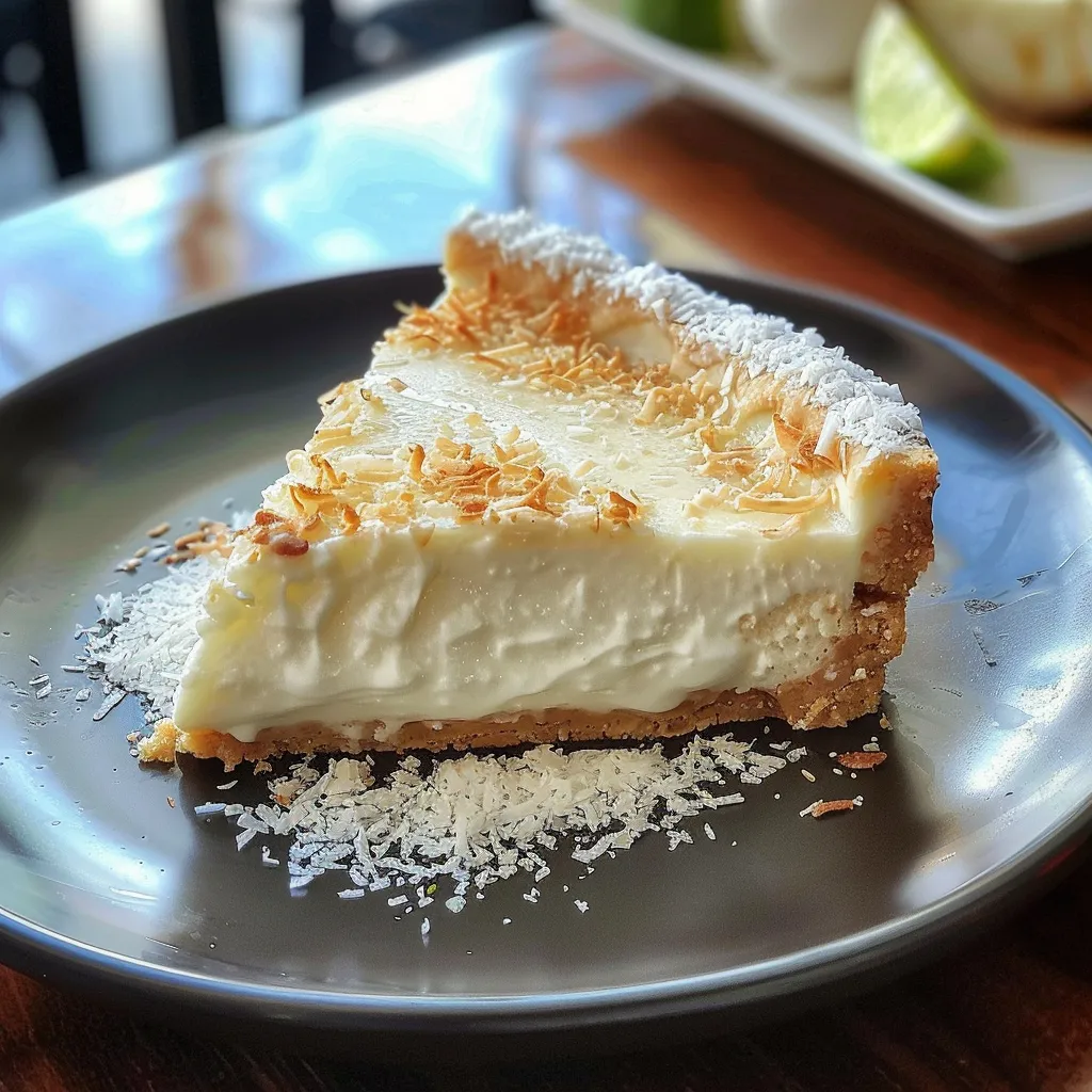 Tarte à la Crème de Coco Sans Gluten - Recette Délicate