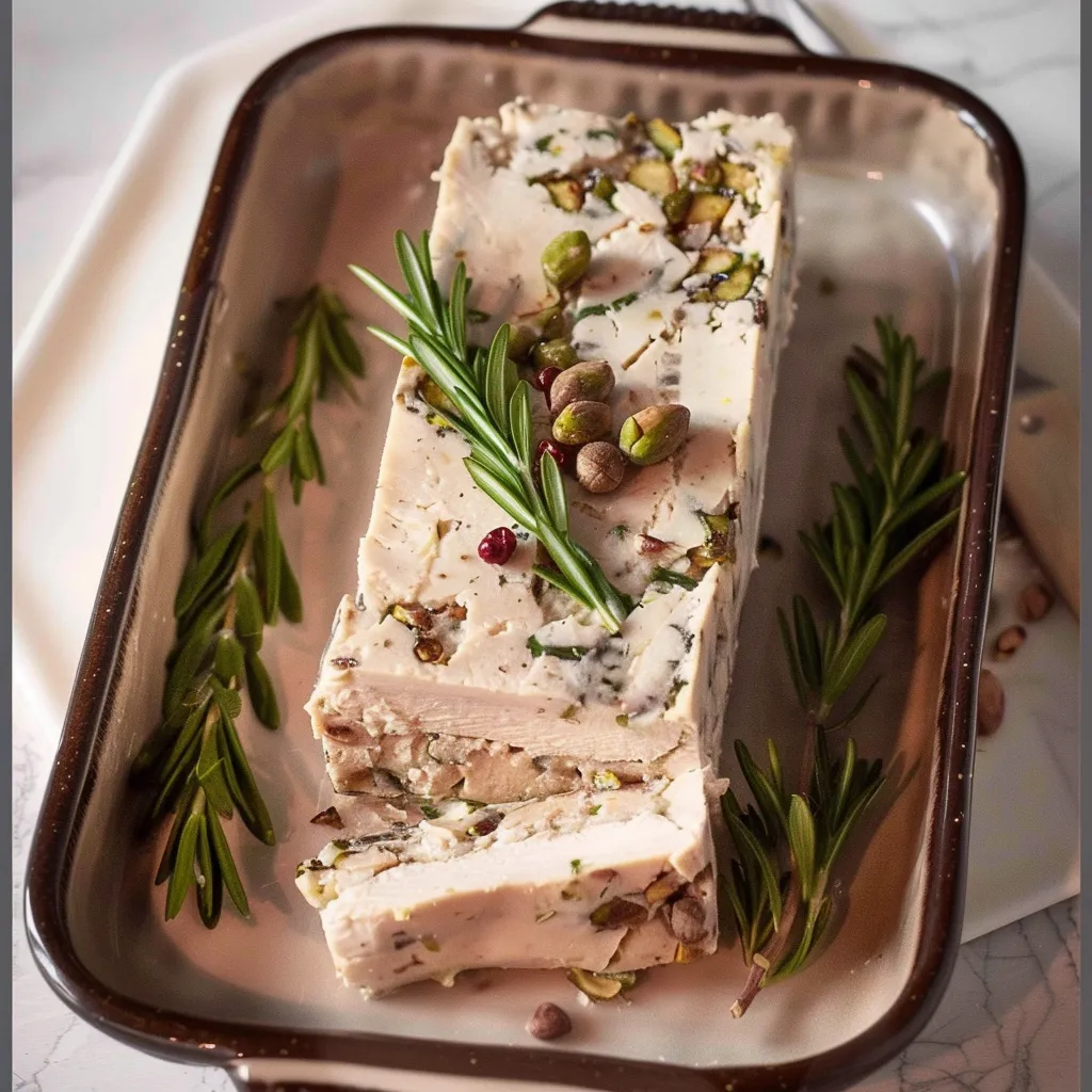 Terrine de Poulet aux Pistaches - Recette Raffinée