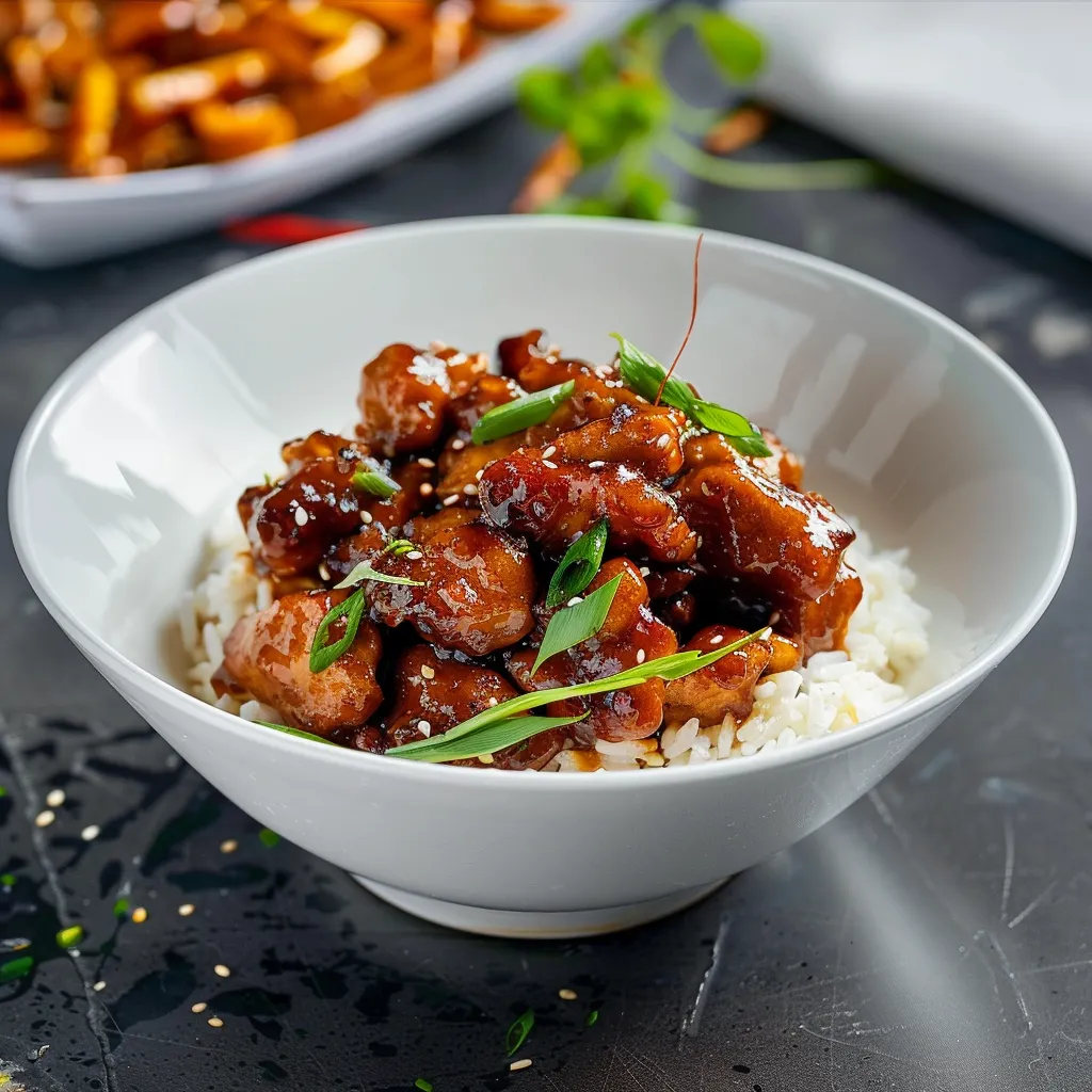 Poulet au caramel