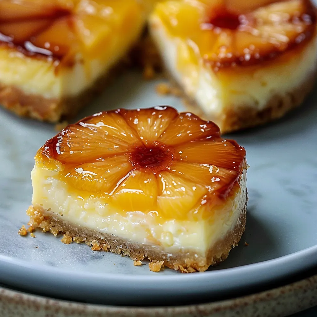 Mini Cheesecakes à l'Ananas Renversés