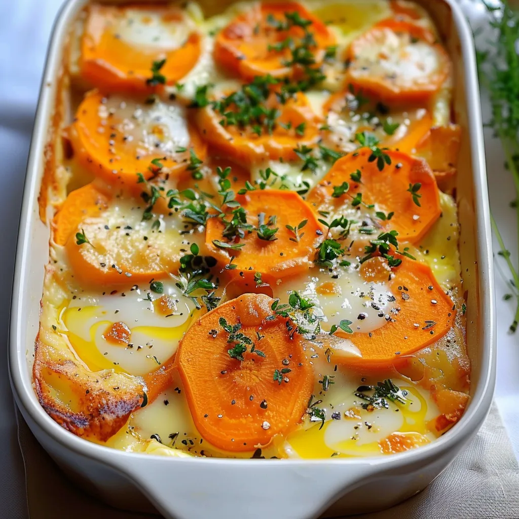 Gratin de Carottes Léger - Recette Facile et Nutritive