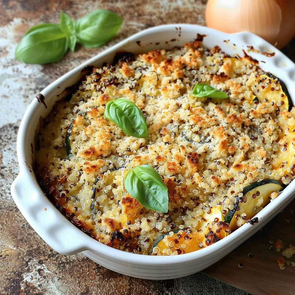 Gratin de Quinoa et Courgettes - Recette Végétarienne Savoureuse