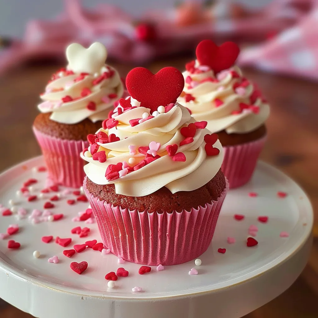 Cupcakes Saint-Valentin : Un Délice Amoureux