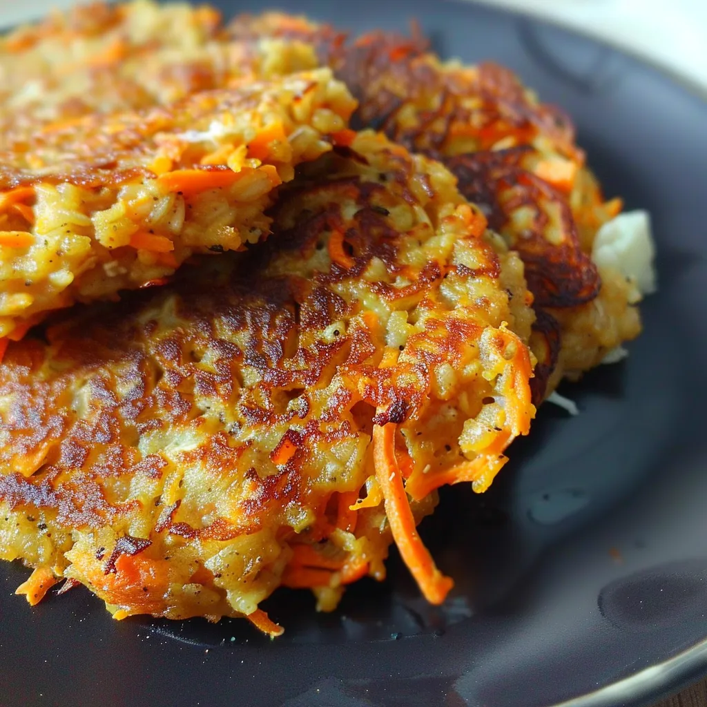 Galettes de Carottes - Recette Facile et Savoureuse