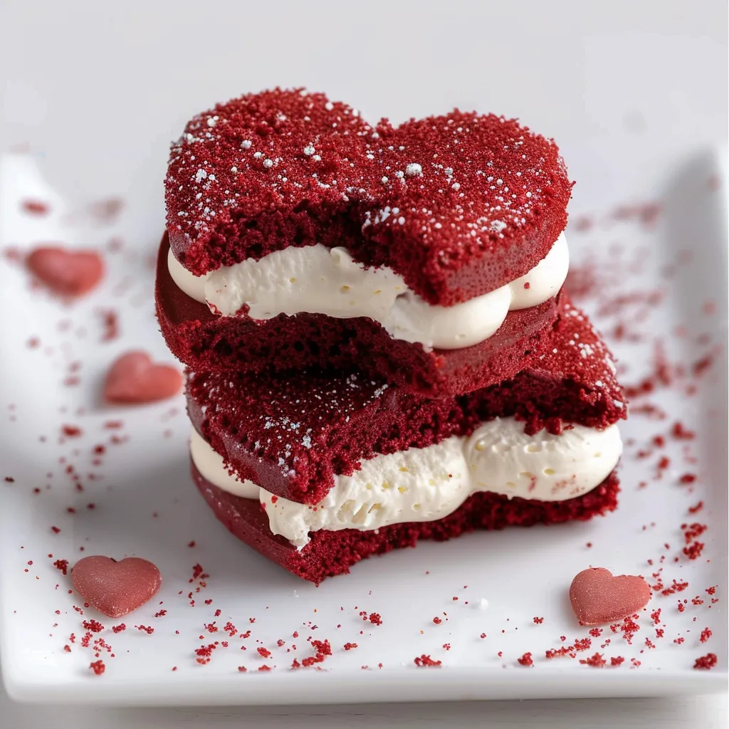 Cœurs Red Velvet - Dessert Spécial Saint-Valentin