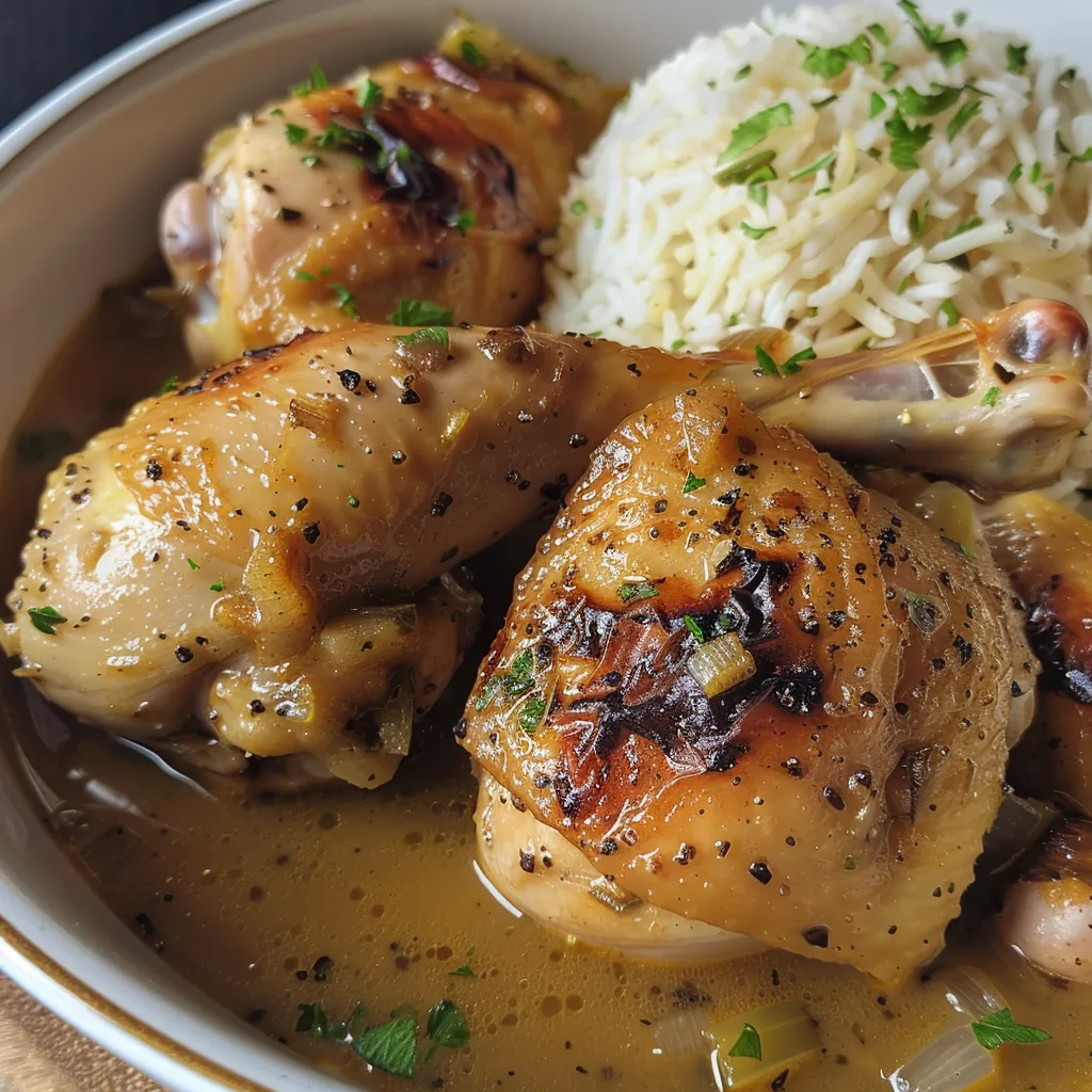 Poulet Yassa Sénégalais