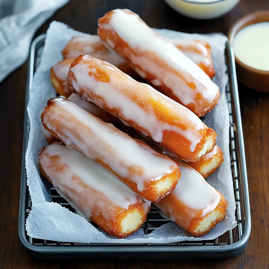 Bâtonnets de beignets glacés
