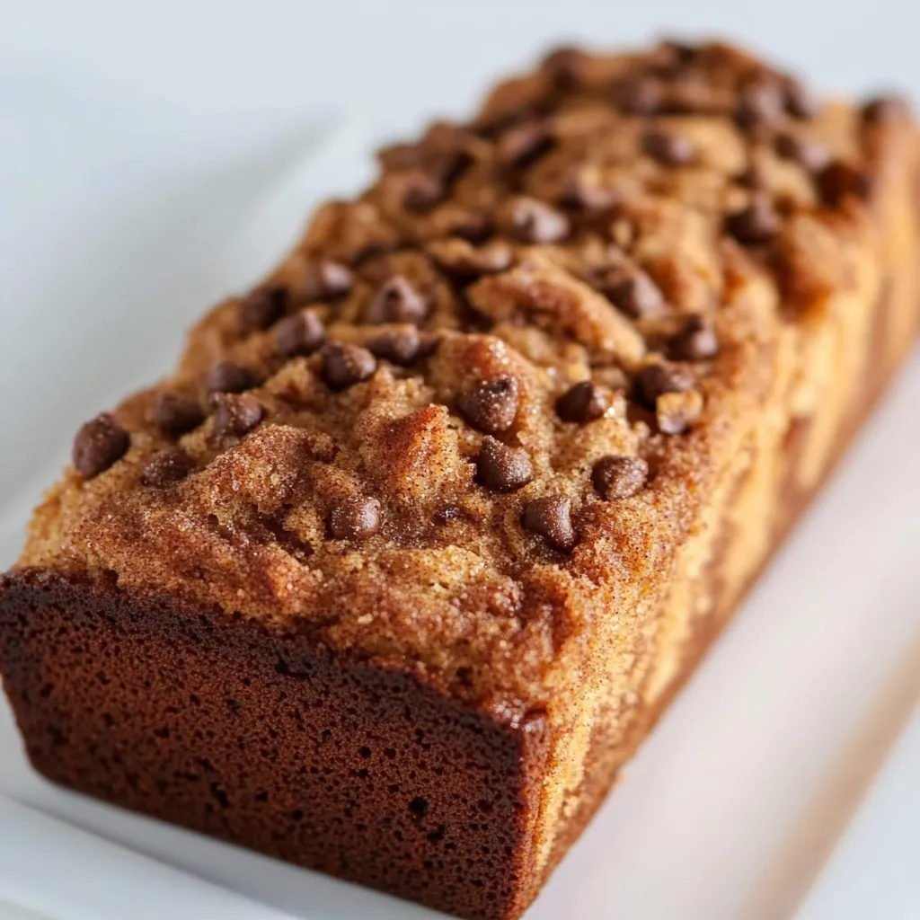 Pain Snickerdoodle aux Pépites de Cannelle - Recette Facile