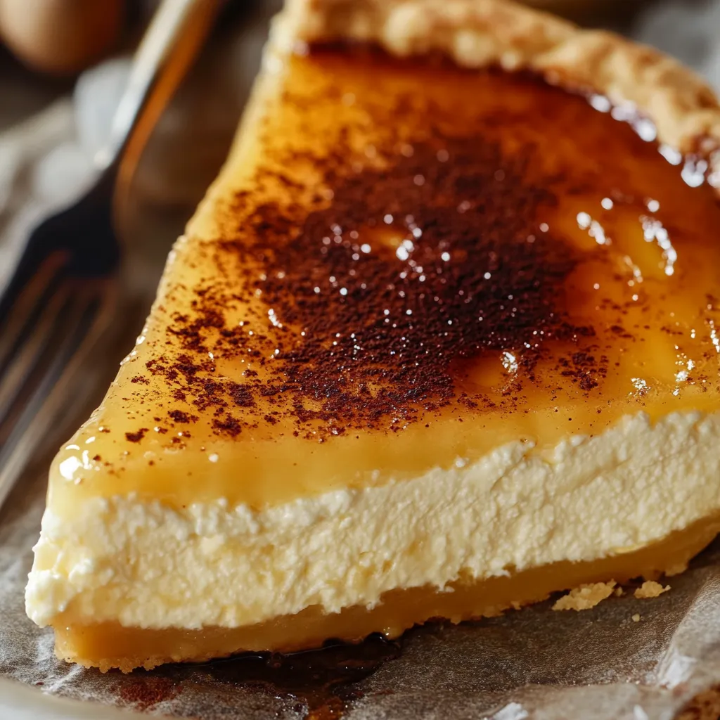 la Melopita, une tarte grecque aérienne au fromage frais et miel, sans croûte