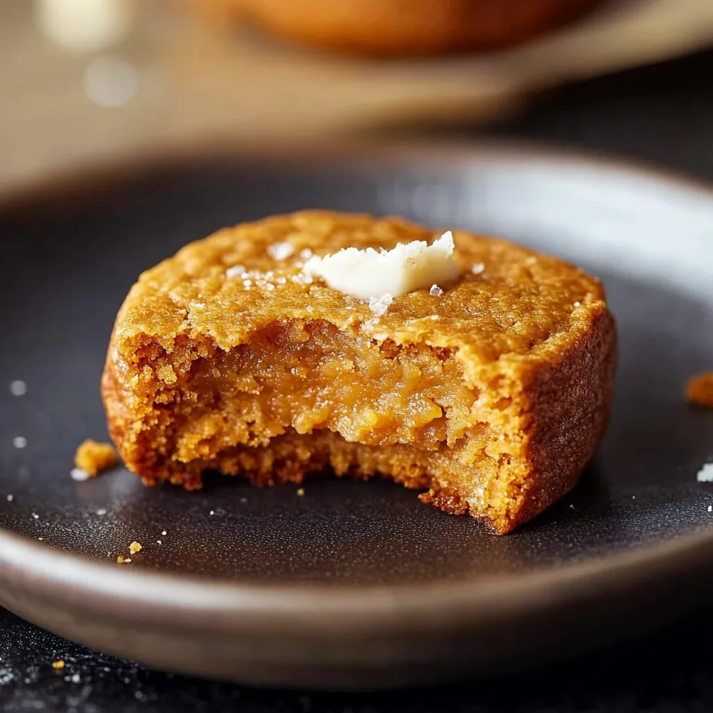 Biscuits à la Patate Douce sans Gluten, Garnis de Beurre au Miel