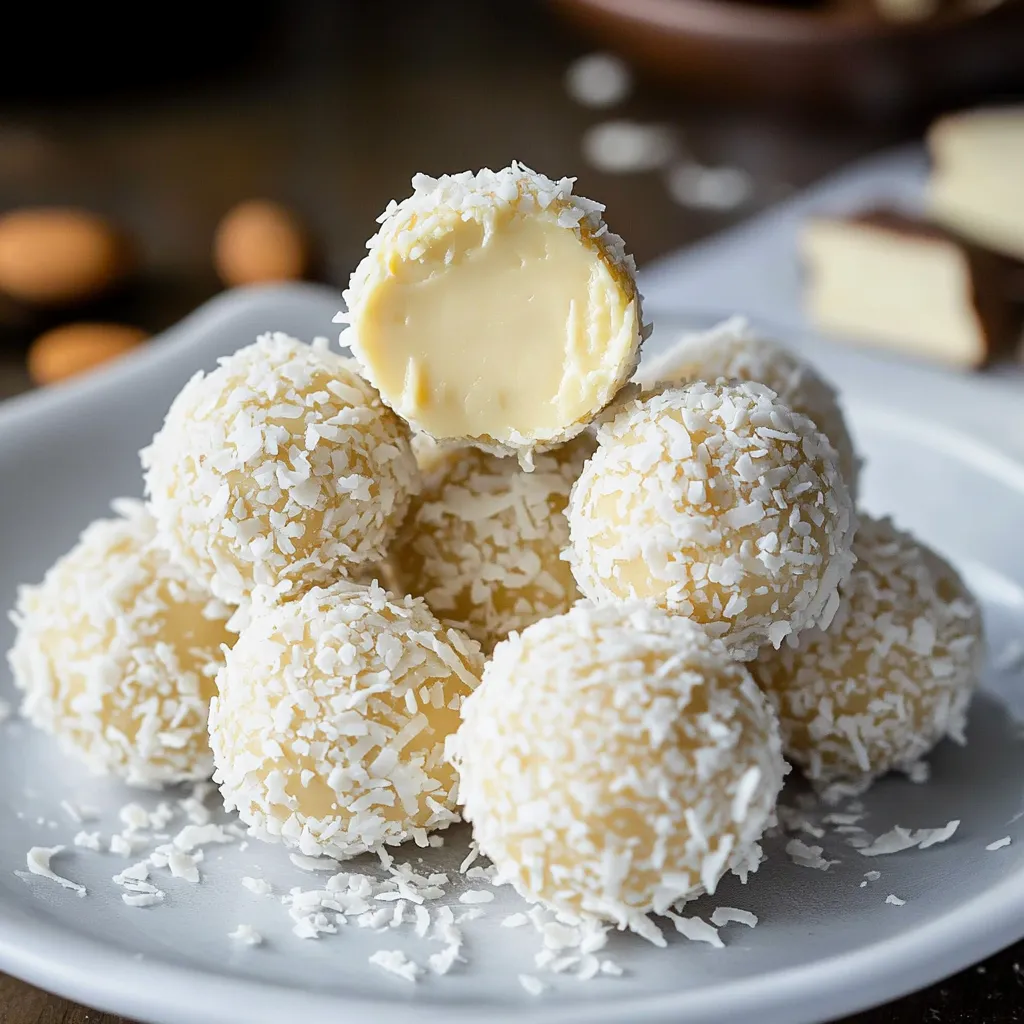 Un dessert végétalien luxueux qui réinvente le classique Raffaello