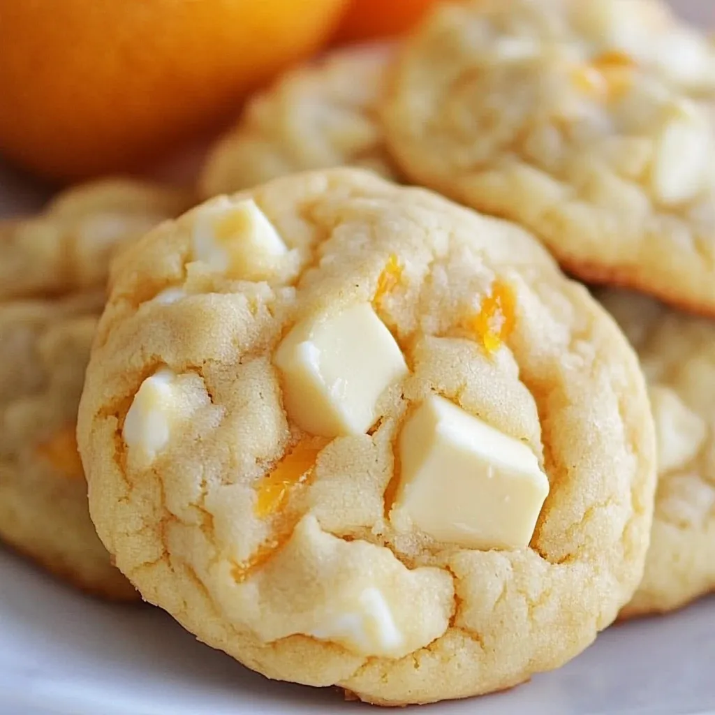 Biscuits moelleux à l’orange et chocolat blanc
