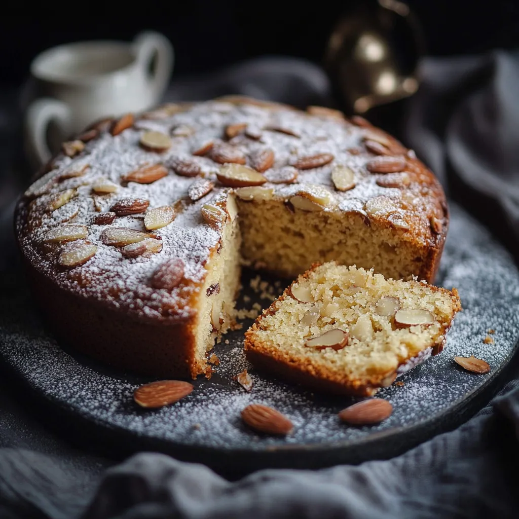 Gâteau parfumé amande cardamome