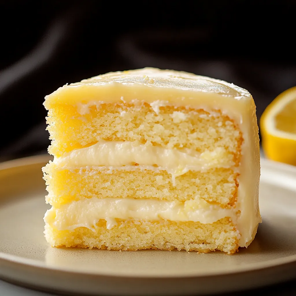 Gâteau au citron avec Lemon Curd