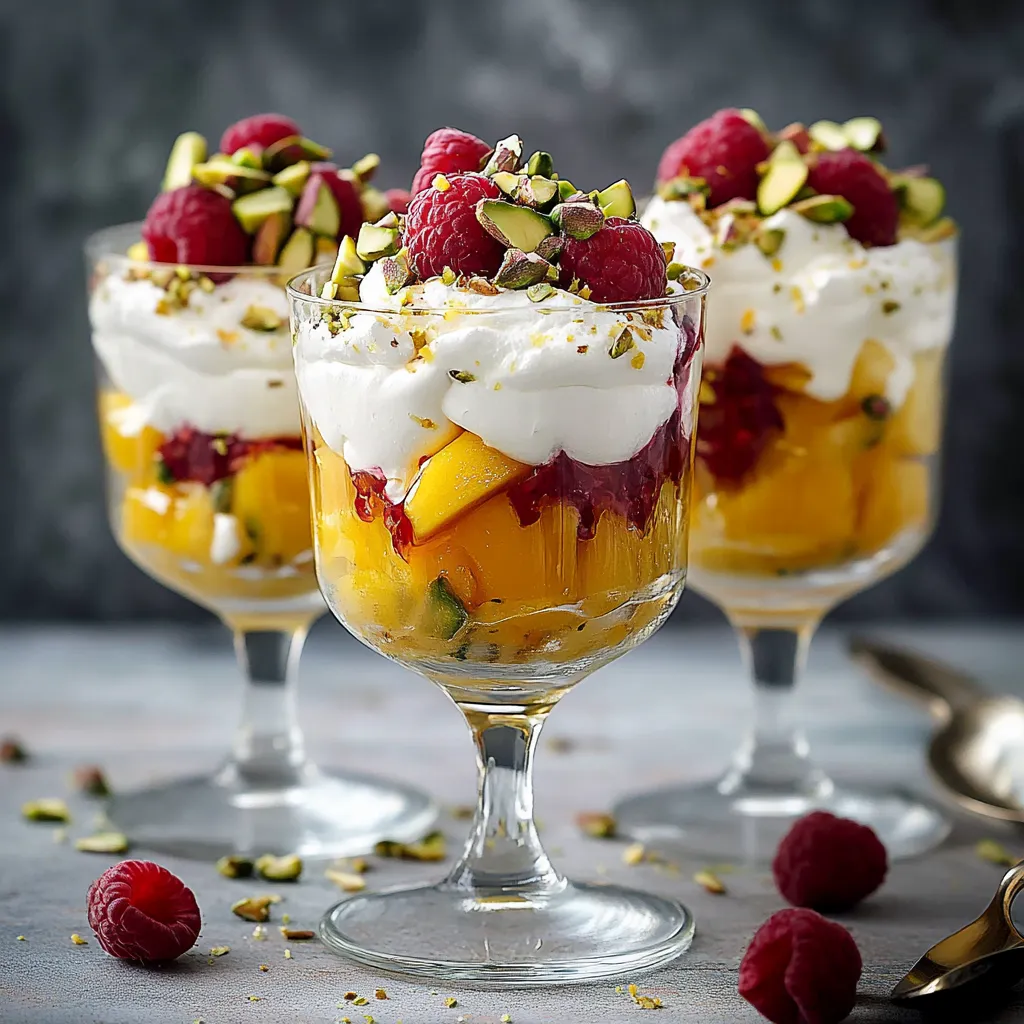 Dessert Eton Mess framboise