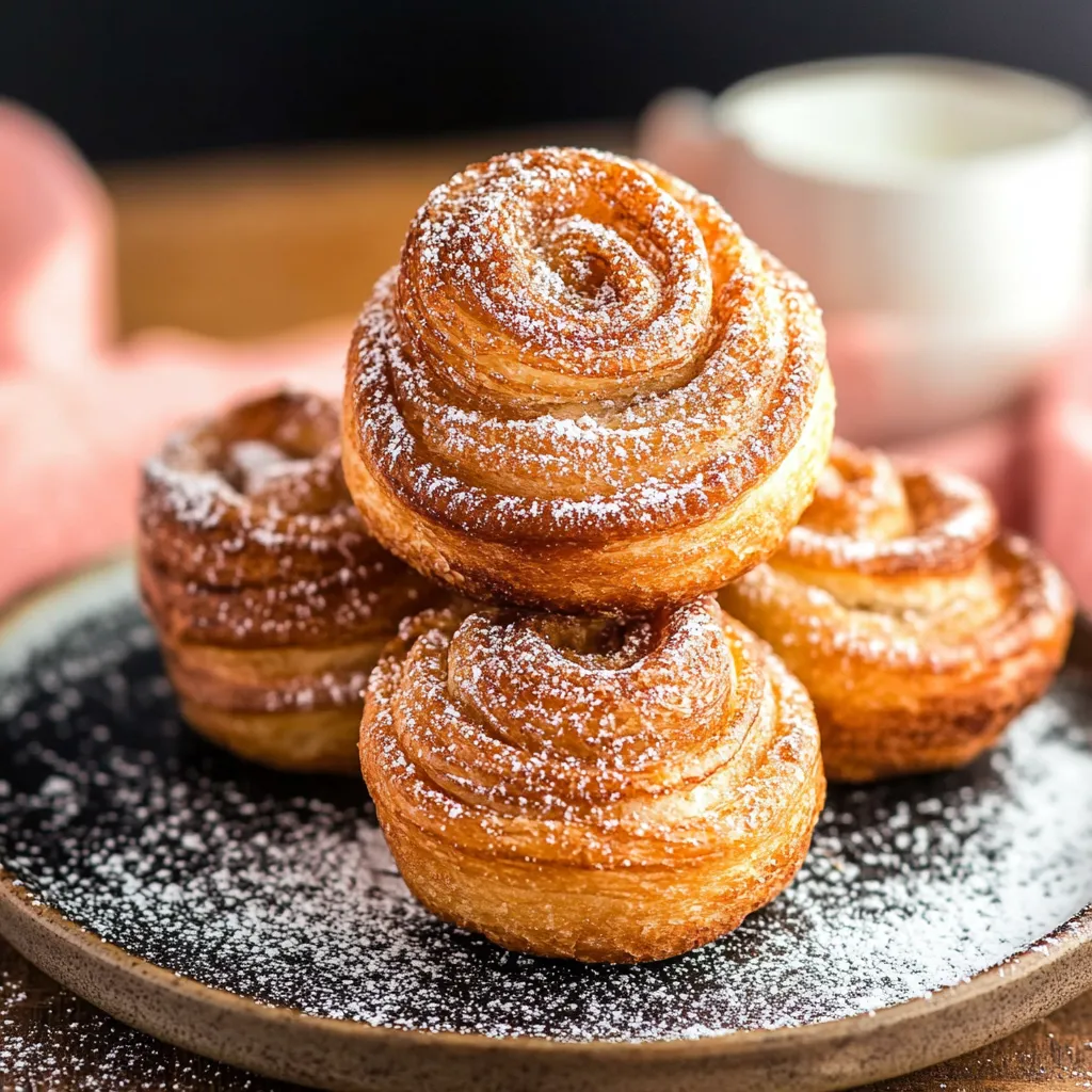 Cruffins moelleux façon croissant