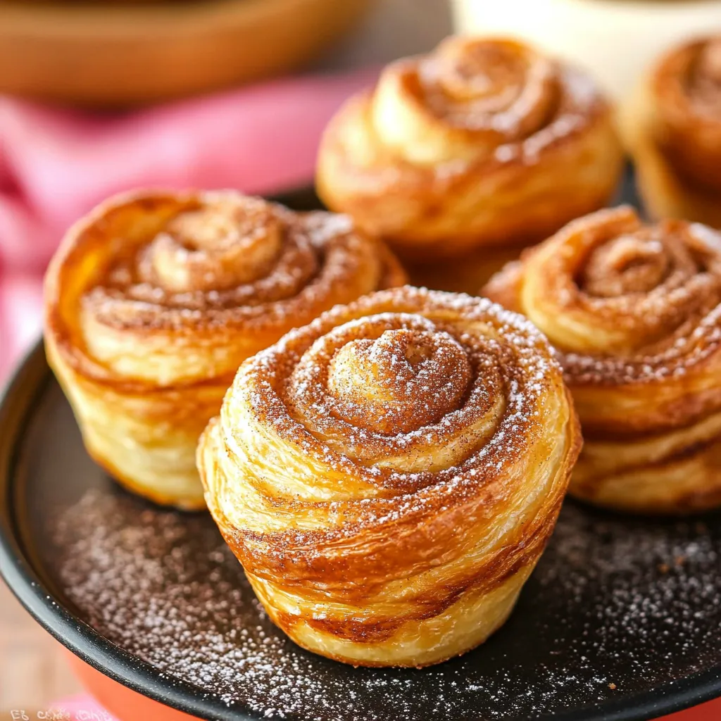 Découvrez les cruffins feuilletés à la cannelle