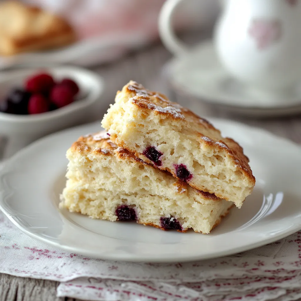 Des scones légers et savoureux avec du beurre froid et une technique de laminage