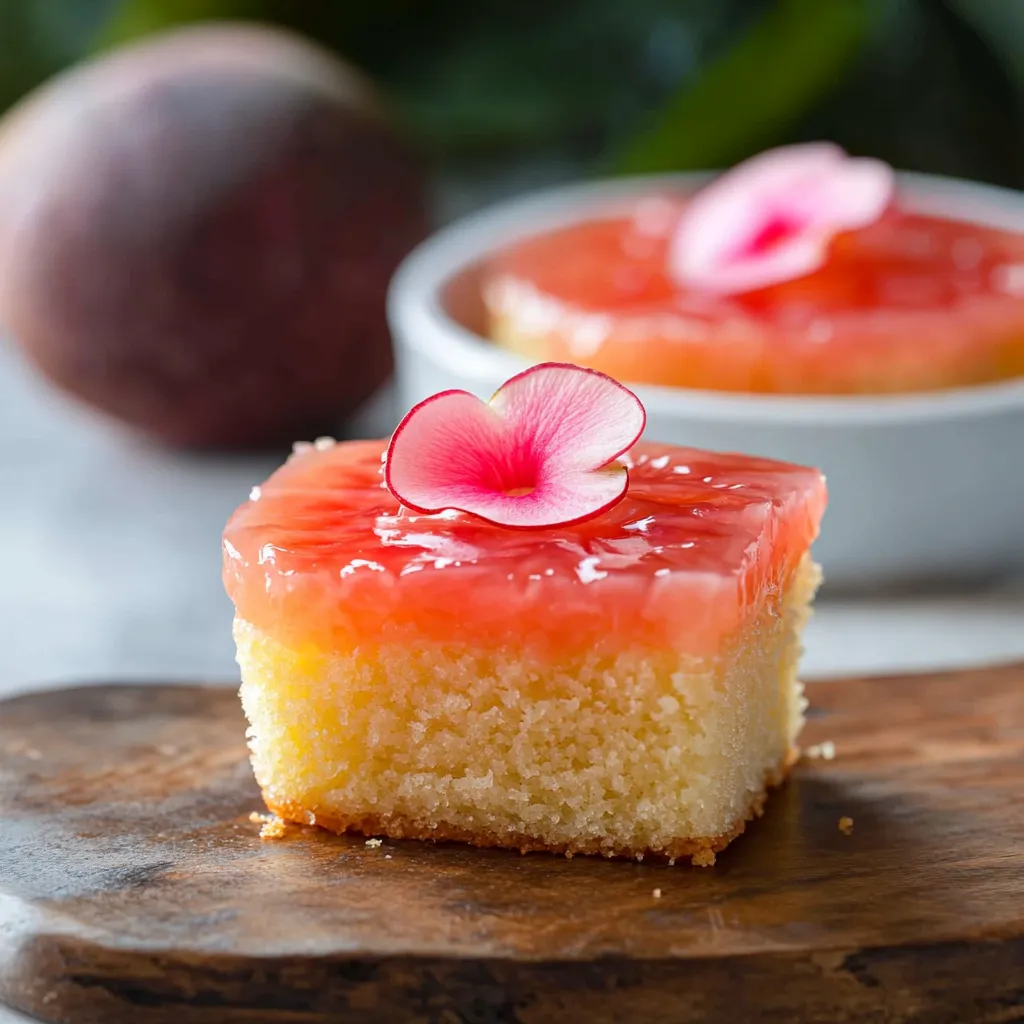 Délicieux gâteau guava hawaïen