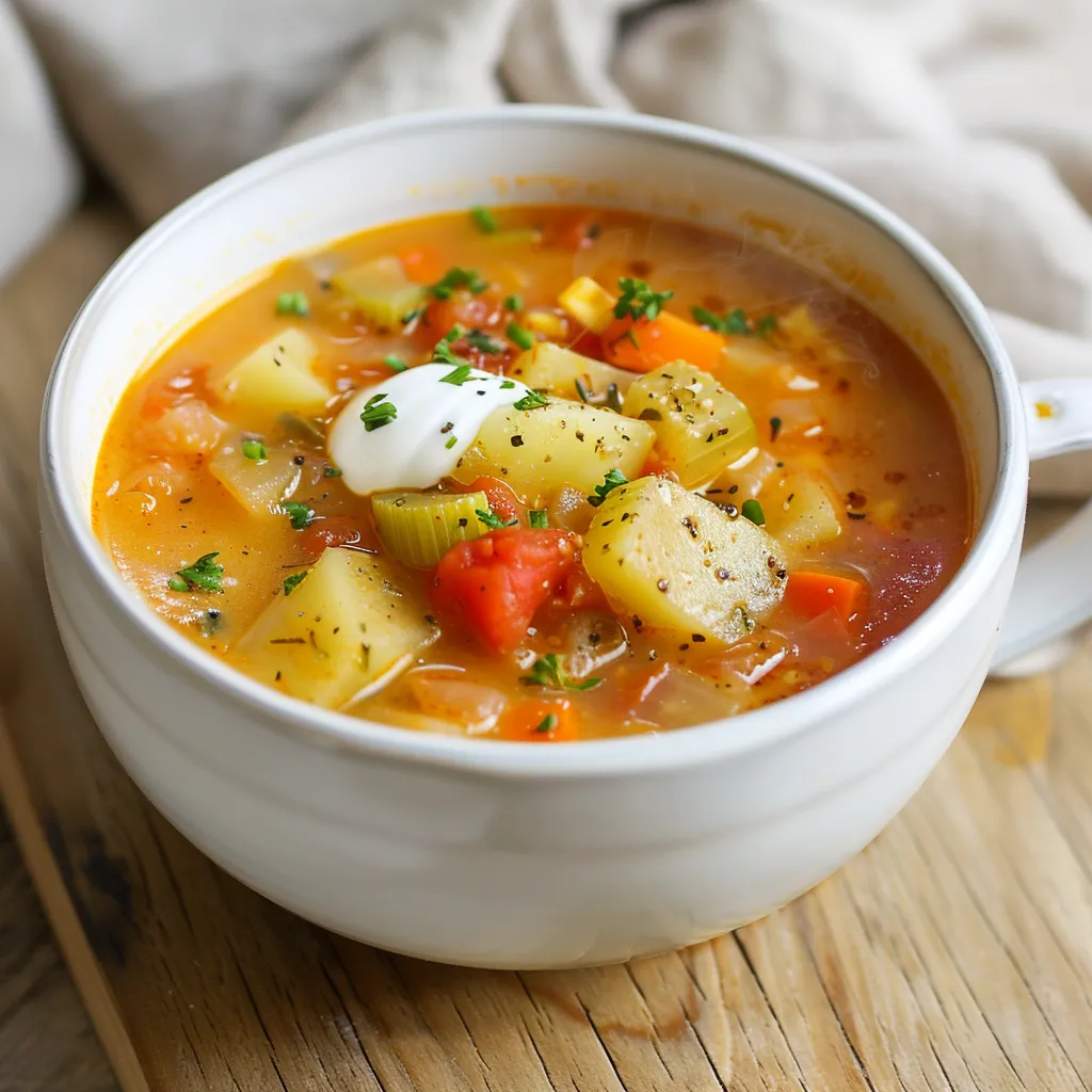 Crème onctueuse de légumes à l’ancienne