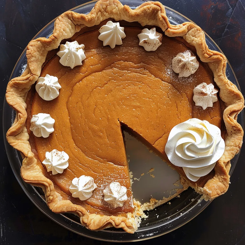 Découvrez une tarte à la citrouille délicieuse