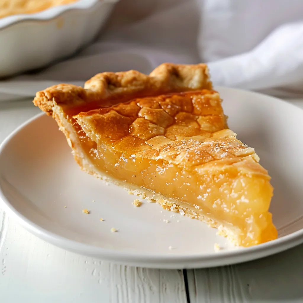 Tarte maison au sirop d’érable
