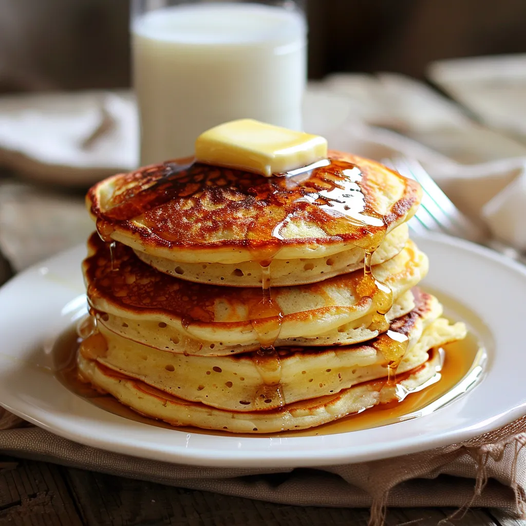 Crêpes épaisses à l'ancienne