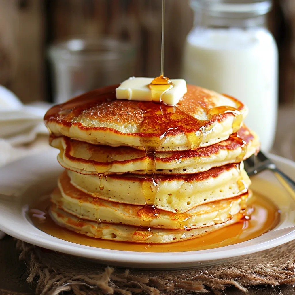 Préparez des crêpes épaisses à l'ancienne