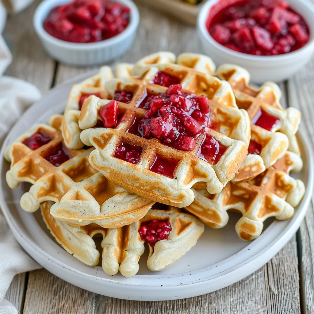 Préparez des gaufres maison légères et savoureuses