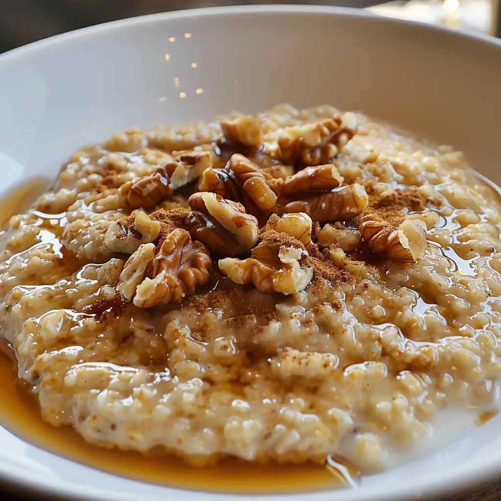 Gruau érable et noix