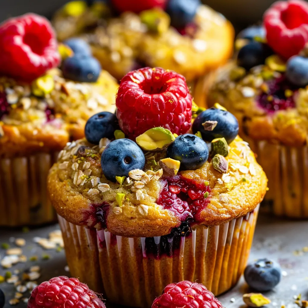 Délicieux muffins aux petits fruits