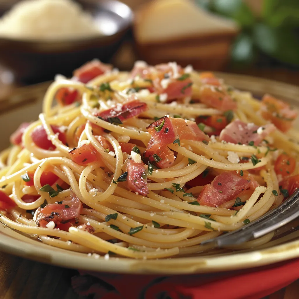 Spaghetti all’Amatriciana : un incontournable italien