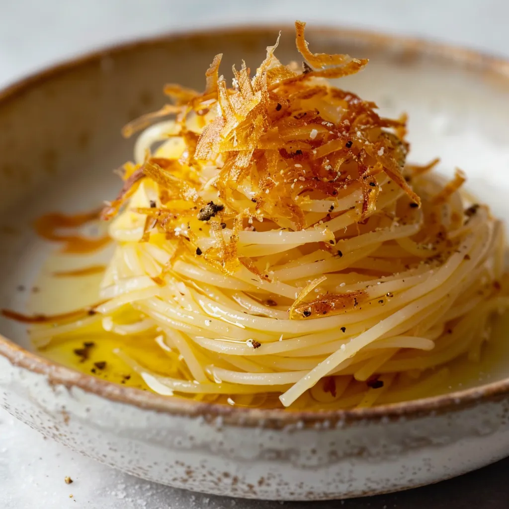 Spaghettis au goût unique de poutargue