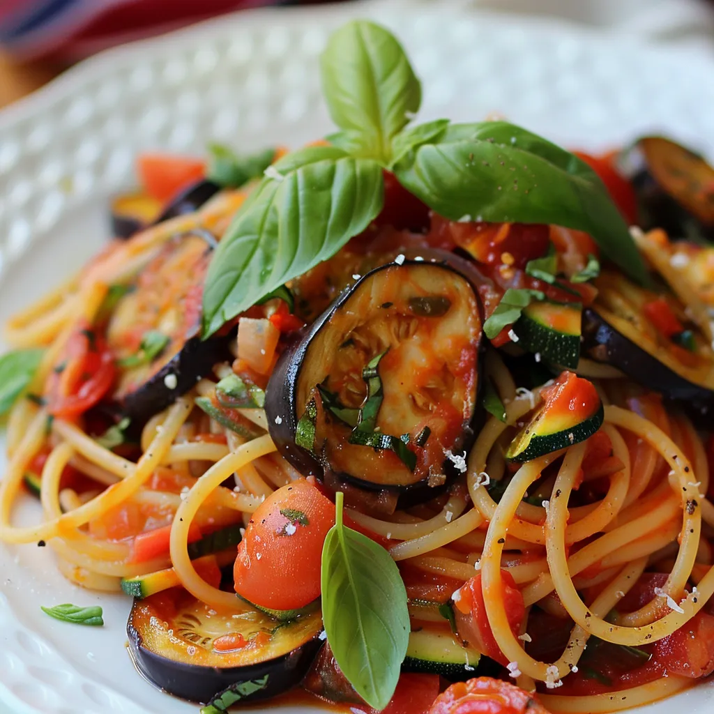 Spaghettis aux nuances savoureuses