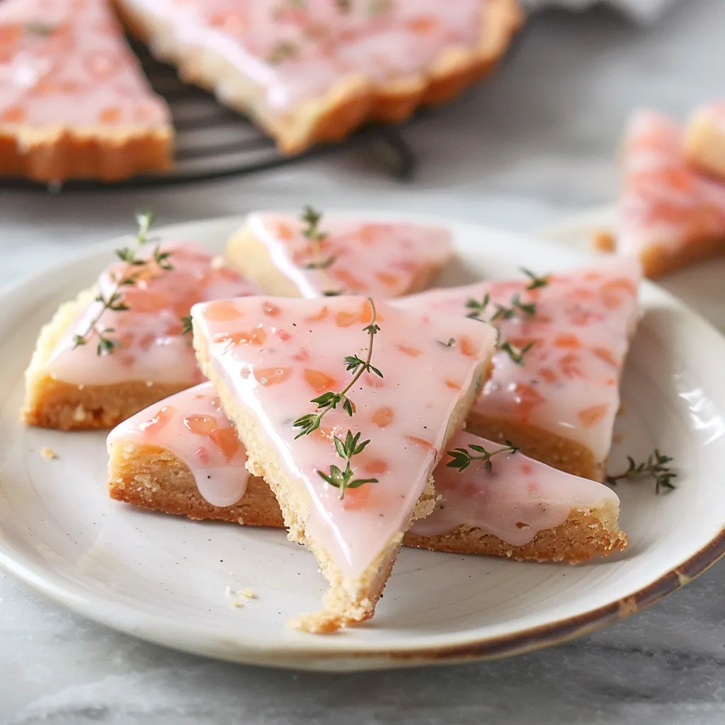 Sablés au pamplemousse et thym sans produits laitiers