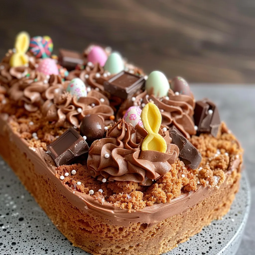 Gâteau Pâques au Chocolat