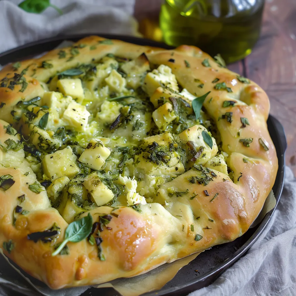 Fougasse ail des ours simple