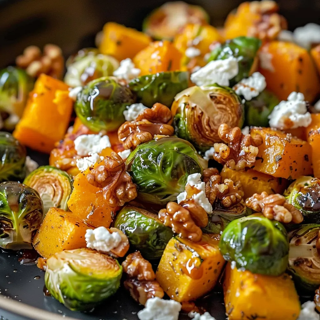 Délicieux mélange de légumes rôtis aux saveurs automnales